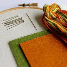 Monstera Plant Felt Embroidery Kit