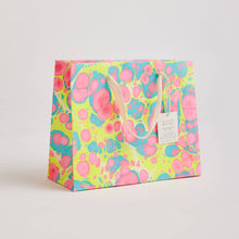 Hand Marbled Gift Bags (Medium) - Neon