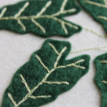 Elephant Ear Plant Felt Embroidery Kit