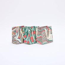 Hand Marbled Gift Bags (Small) - Christmas Splendour
