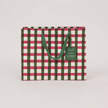 Block Printed Gift Bags (Medium) - Holly Green