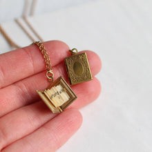 Personalised Book Locket Necklace