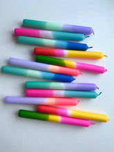 BESTSELLING BRIGHTS Dip Dye Dinner Candle (Individual)