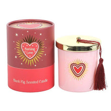Burning Love Black Fig Valentine's Day Candle