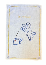 Un Petit Café - Printed Linen Teatowel