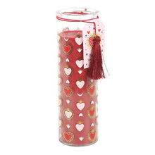Sacred Heart Print Black Fig Valentine's Day Tube Candle