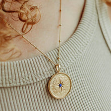 Gold Coin Necklace | Talisman  (Meaning Kind/Knowledge)