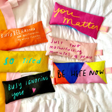 Busy Ignoring You lavender eyebag