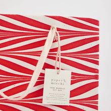 Hand Marbled Gift Bags (Medium) - Christmas Glitz