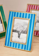 Stripe Enamel Photo Frame