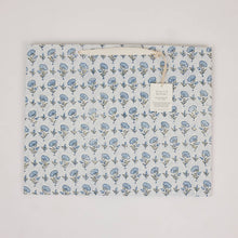 Block Printed Gift Bags (Large) - Blue Stone Refresh