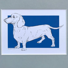 Personalised Sausage Dog - Daschund Dog Print