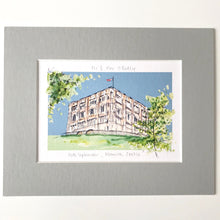 Personalised Norwich Castle Giclee Art Print - Norwich Castle Illustration - Norwich Castle Wedding Gift - Norwich Castle Wall Art Print