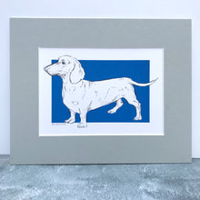 Personalised Sausage Dog - Daschund Dog Print