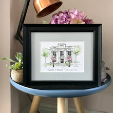 Personalised Islington Town Hall Giclee Art Print - Hand Drawn Print - Made to Order - Islington Town Hall - Wedding Venue Illustration