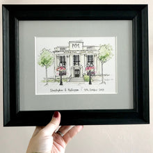 Personalised Islington Town Hall Giclee Art Print - Hand Drawn Print - Made to Order - Islington Town Hall - Wedding Venue Illustration