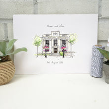 Personalised Islington Town Hall Giclee Art Print - Hand Drawn Print - Made to Order - Islington Town Hall - Wedding Venue Illustration