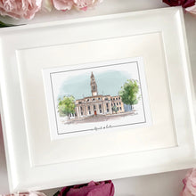 Personalised Marylebone Town Hall Giclee Art Print - Hand Drawn Print - Made to Order - Marylebone Town Hall - Wedding Venue Illustration