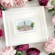 Personalised Marylebone Town Hall Giclee Art Print - Hand Drawn Print - Made to Order - Marylebone Town Hall - Wedding Venue Illustration