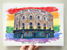 Personalised Royal Vauxhall Tavern Print - Hand Drawn Royal Vauxhall Tavern Illustration - Royal Vauxhall Tavern London Building Wall Art