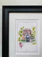 Personalised Claridges London Giclee Art Print - Hand Drawn Print - Made to Order - Claridges Mayfair - Claridges Hotel - Wedding Venue