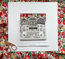Liberty of London Papercut - original artwork - London Architecture - Liberty of London Wall Art - Liberty of London Department Store Art