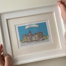 Personalised 'George Heriots School, Edinburgh' Giclee Art Print - Hand Drawn Edinburgh Wedding - George Heriots Watercolour Illustration