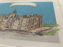 Personalised 'George Heriots School, Edinburgh' Giclee Art Print - Hand Drawn Edinburgh Wedding - George Heriots Watercolour Illustration