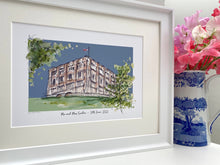 Personalised Norwich Castle Giclee Art Print - Norwich Castle Illustration - Norwich Castle Wedding Gift - Norwich Castle Wall Art Print