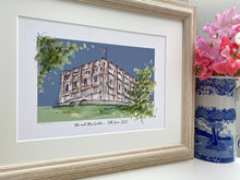 Personalised Norwich Castle Giclee Art Print - Norwich Castle Illustration - Norwich Castle Wedding Gift - Norwich Castle Wall Art Print