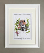Personalised Claridges London Giclee Art Print - Hand Drawn Print - Made to Order - Claridges Mayfair - Claridges Hotel - Wedding Venue