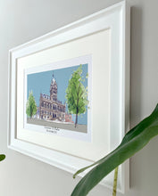 Personalised Chester Town Hall Giclee Art Print - Chester Town Hall Illustration - Chester Town Hall Wedding Gift - Chester Wedding Venue