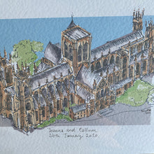 Personalised York Minster Giclee Art Print - York Minster Illustration - Hand Drawn York Minster Artwork - Giclee Print - Personalised York