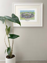 Melbourne Cricket Ground Print - The G Wall Art - Art Print Melbourne Cricket Ground Stadium - Hand Drawn Illustration MCG - Giclee Print