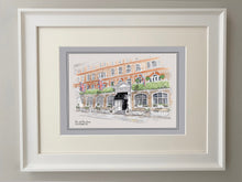 The Goring Hotel London Giclee Art Print - The Goring Illustration - Personalised Wedding Gift - The Goring London - Framed Wall Art