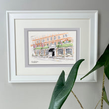 The Goring Hotel London Giclee Art Print - The Goring Illustration - Personalised Wedding Gift - The Goring London - Framed Wall Art