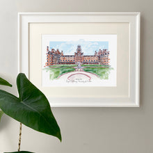 Royal Holloway University of London - Royal Holloway University Art Print - Royal Holloway University Wedding Present - Graduation Gift