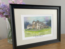 Gleneagles Hotel Perthshire Scotland Giclee Art Print - Gleneagles Wedding Gift - Gleneagles Golf gift - Gleneagles Anniversary illustration