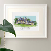 Personalised Cairnwood Estate, Philadelphia Art Print - Cairnwood Estate Wedding Venue - Wedding Wall Art - Cairnwood Estate Wedding Present