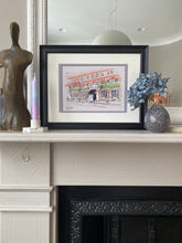 The Goring Hotel London Giclee Art Print - The Goring Illustration - Personalised Wedding Gift - The Goring London - Framed Wall Art