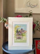 Little Church of the West Las Vegas Art Print - Little Church of The West Wedding Gift - Personalised Vegas Wedding Art Print - Giclee Print