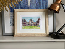 Peterhouse Cambridge University Giclee Print - Watercolour Hand painted Peterhouse College Illustration - Peterhouse College Cambridge Art