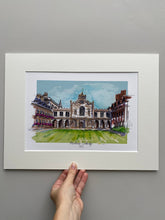Peterhouse Cambridge University Giclee Print - Watercolour Hand painted Peterhouse College Illustration - Peterhouse College Cambridge Art