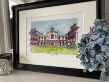 Peterhouse Cambridge University Giclee Print - Watercolour Hand painted Peterhouse College Illustration - Peterhouse College Cambridge Art