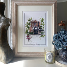 Personalised Claridges London Giclee Art Print - Hand Drawn Print - Made to Order - Claridges Mayfair - Claridges Hotel - Wedding Venue