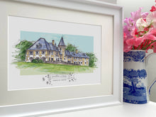 Personalised Cairnwood Estate, Philadelphia Art Print - Cairnwood Estate Wedding Venue - Wedding Wall Art - Cairnwood Estate Wedding Present