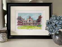 Peterhouse Cambridge University Giclee Print - Watercolour Hand painted Peterhouse College Illustration - Peterhouse College Cambridge Art