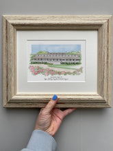 Personalised Upper Shirley Vineyard Giclee Print - Upper Shirley Vineyard Watercolour Wedding Venue - Richmond Virginia Wedding Wall Art