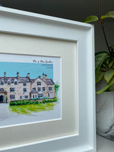 Personalised Cefn Tilla Court, Wales Art Giclee Print - Cefn Tilla Court Wedding Venue - Wedding Wall Art - Cefn Tilla Court Wedding Present