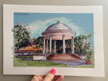 Personalised 'Rotunda at Balmoral' Sydney Giclee Art Print - Sydney Balmoral Watercolour - Sydney Beach Wedding Venue - Made to Order Art
